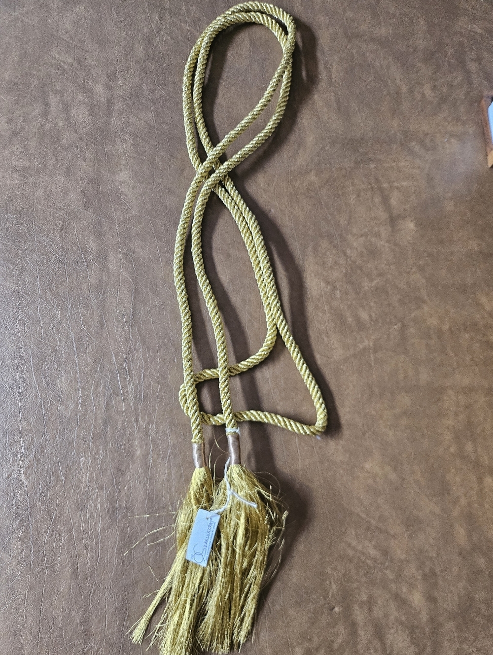 Gold Drapery Tassel Tieback- Department 56 (Total Of 2)